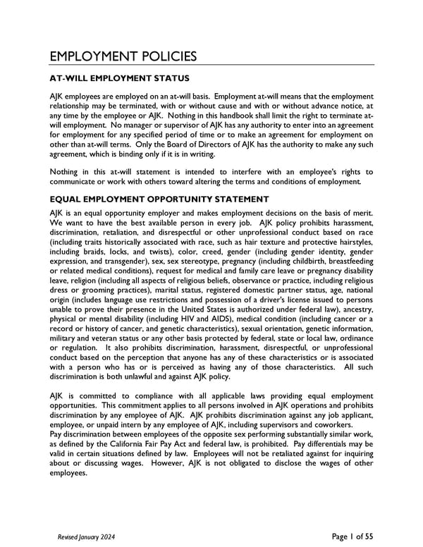 2024 AJK Employee Handbook - Page 6