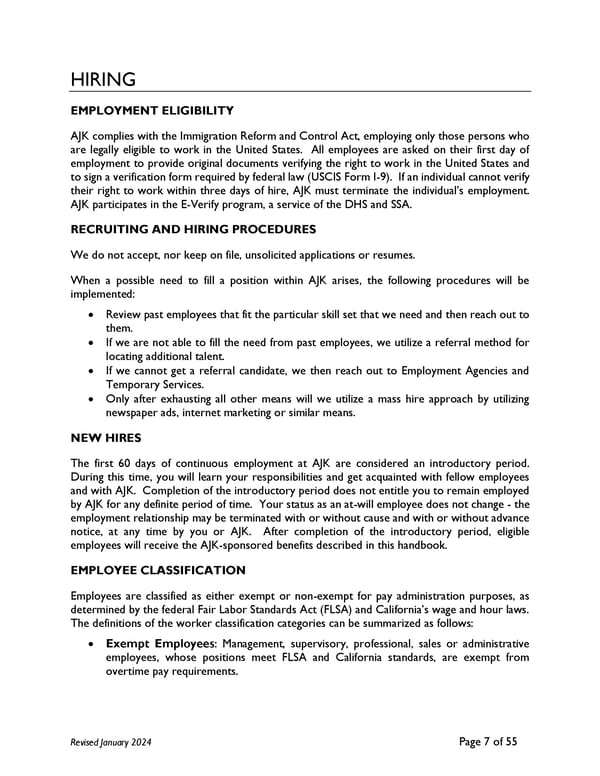 2024 AJK Employee Handbook - Page 12