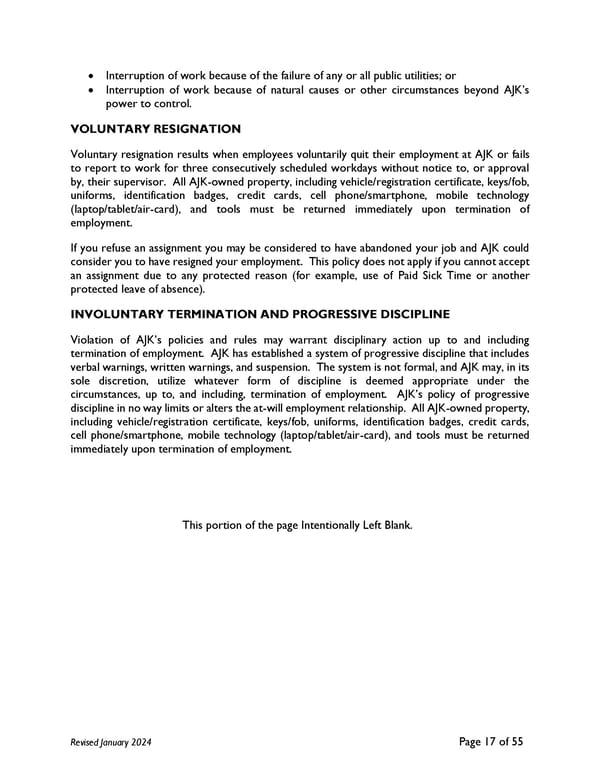 2024 AJK Employee Handbook - Page 22