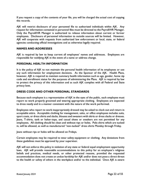 2024 AJK Employee Handbook - Page 27