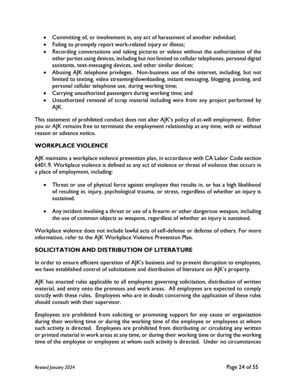 2024 AJK Employee Handbook - Page 29