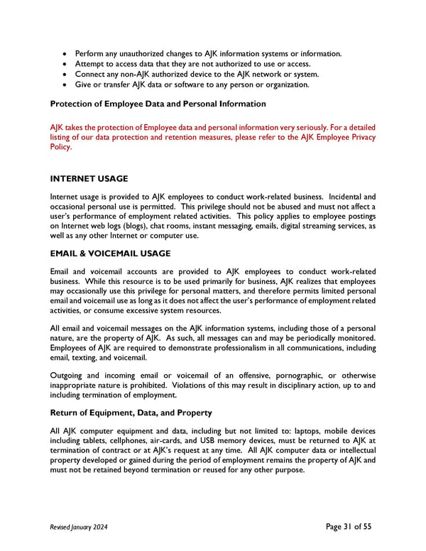 2024 AJK Employee Handbook - Page 36